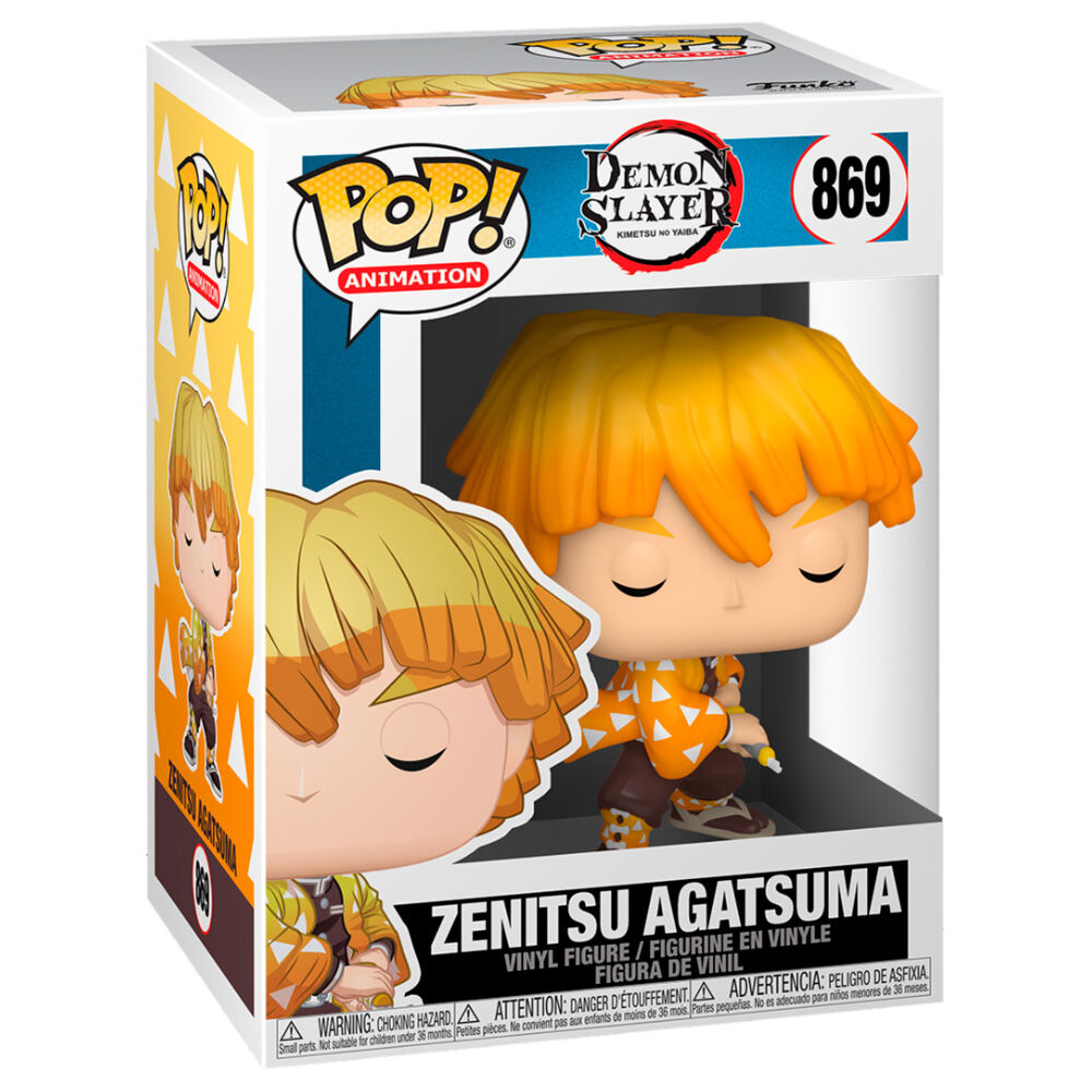 Funko POP! Zenitsu Agatsuma #869 — Demon Slayer: Kimetsu no Yaiba